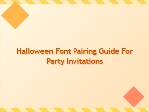 A Classic Halloween Font Pairing Guide for Invitations