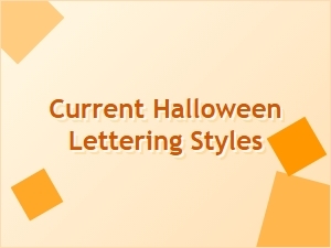 Top Current Halloween Lettering Styles